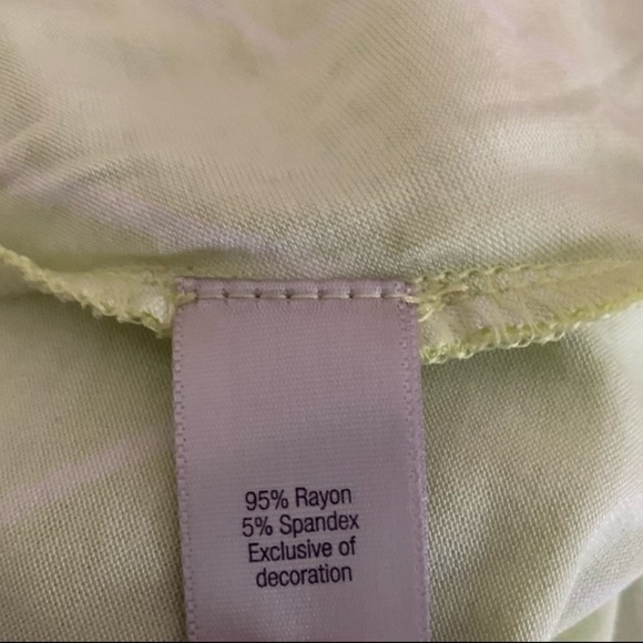 JENNIFER LOPEZ Lime Green with White Stripe Maxi Dress L NWT - Picture 9 of 10